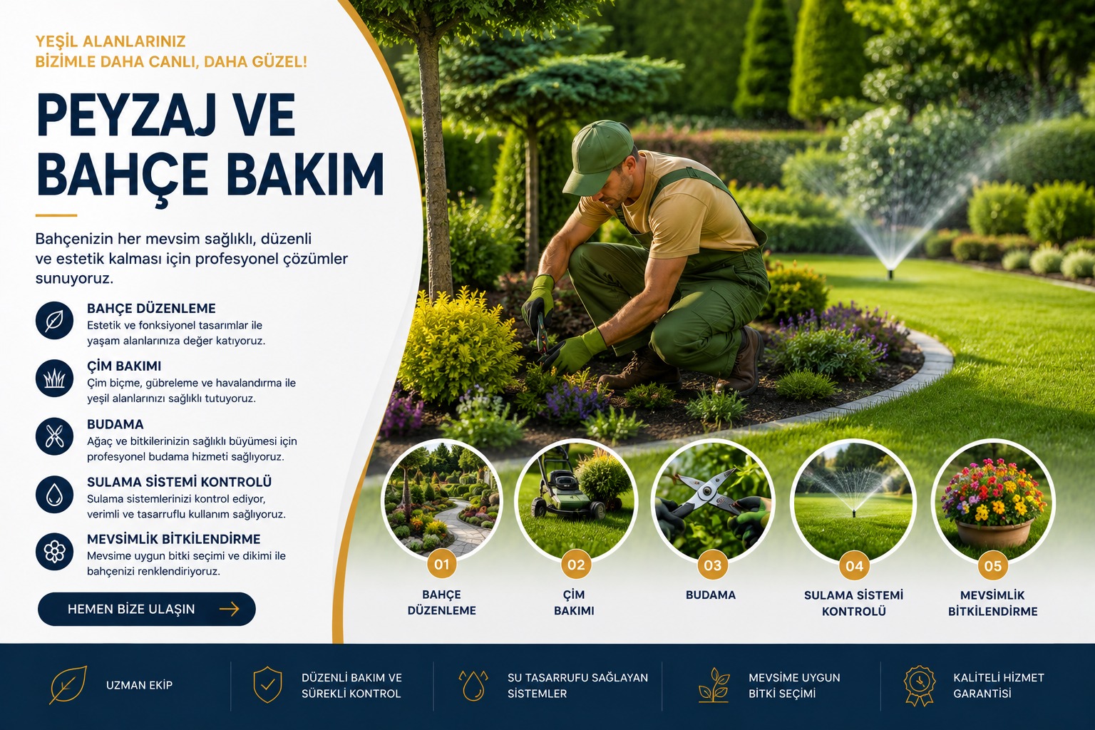 Peyzaj ve bahçe bakım